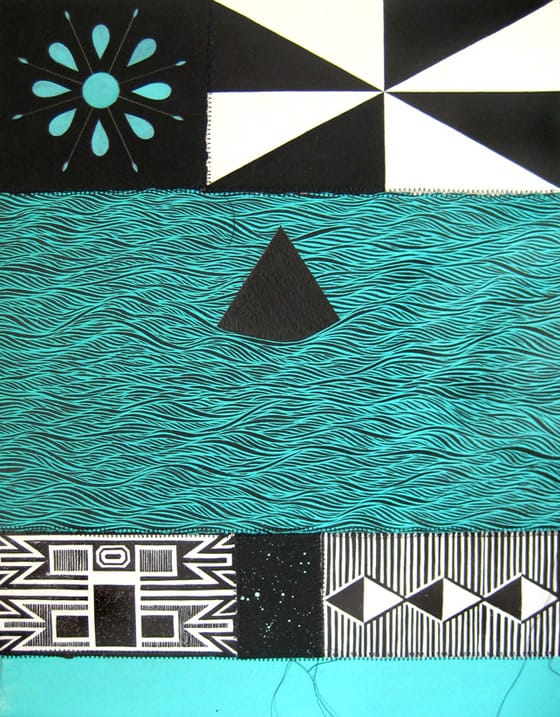 A Man Asleep in an Ocean of Beautiful Dreams by Mark Warren Jacques