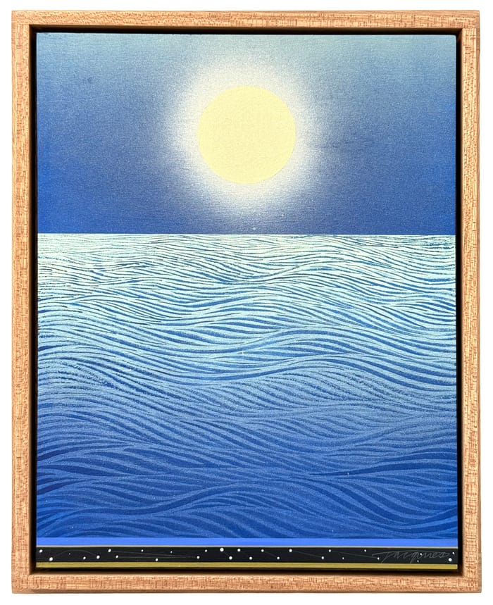 A Stone Becomes Radiant Simply by Waiting in the Right Place by Mark Warren Jacques