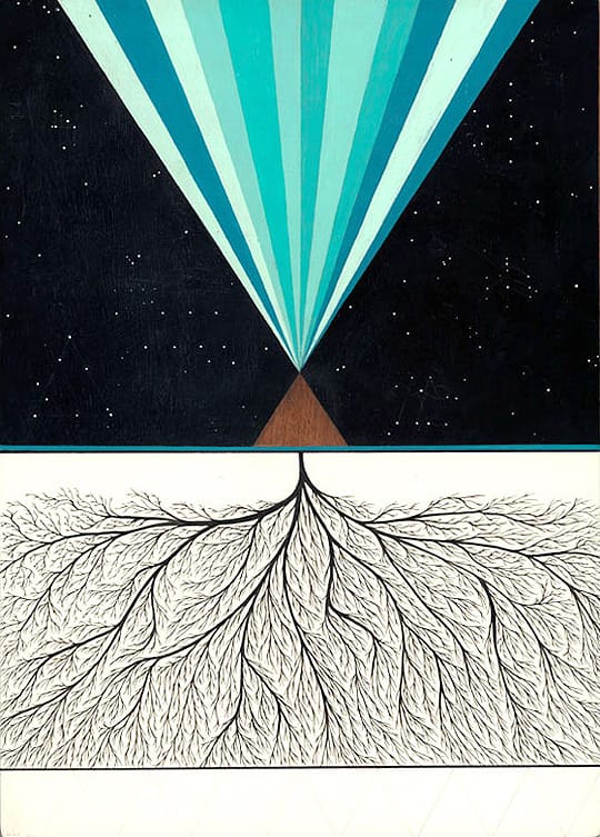 Above : an Infinite Space to Glow Below : an Infinite Place to Grow by Mark Warren Jacques
