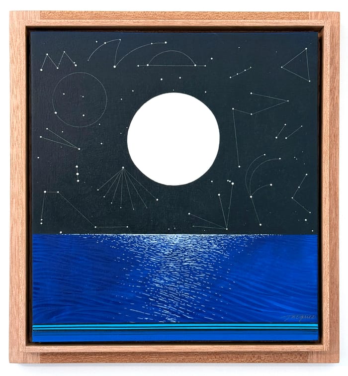 Abundance in Reflection To Give Without Keeping To Shine Without Owning This Is the Moon’s Lesson by Mark Warren Jacques