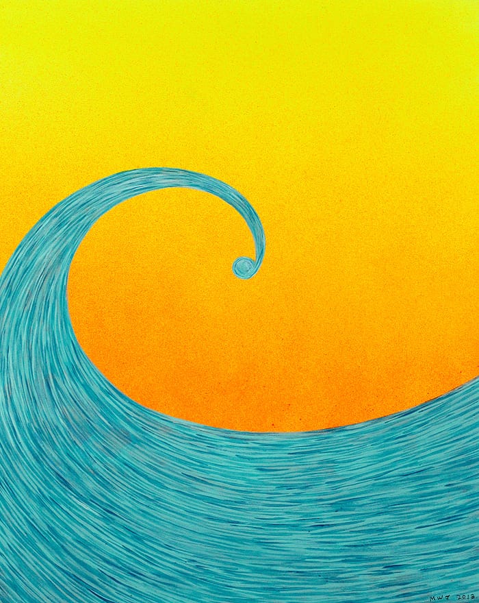 Afternoon Wave by Mark Warren Jacques