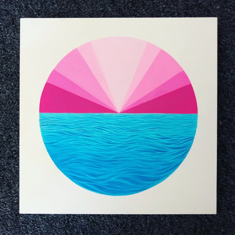 Beaming in Pink by Mark Warren Jacques