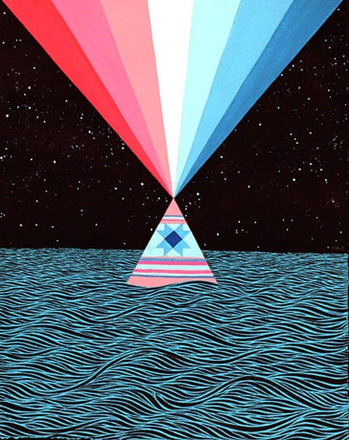 My Dreams in the Ocean Are so Beautiful. Such Beautiful Color by Mark Warren Jacques